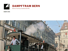 Tablet Screenshot of dampftram.ch